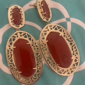 Kendra Scott Red Earrings
